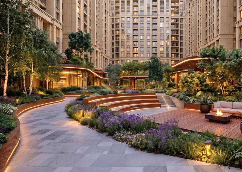 Trans India Meridian Entrance Lobby
